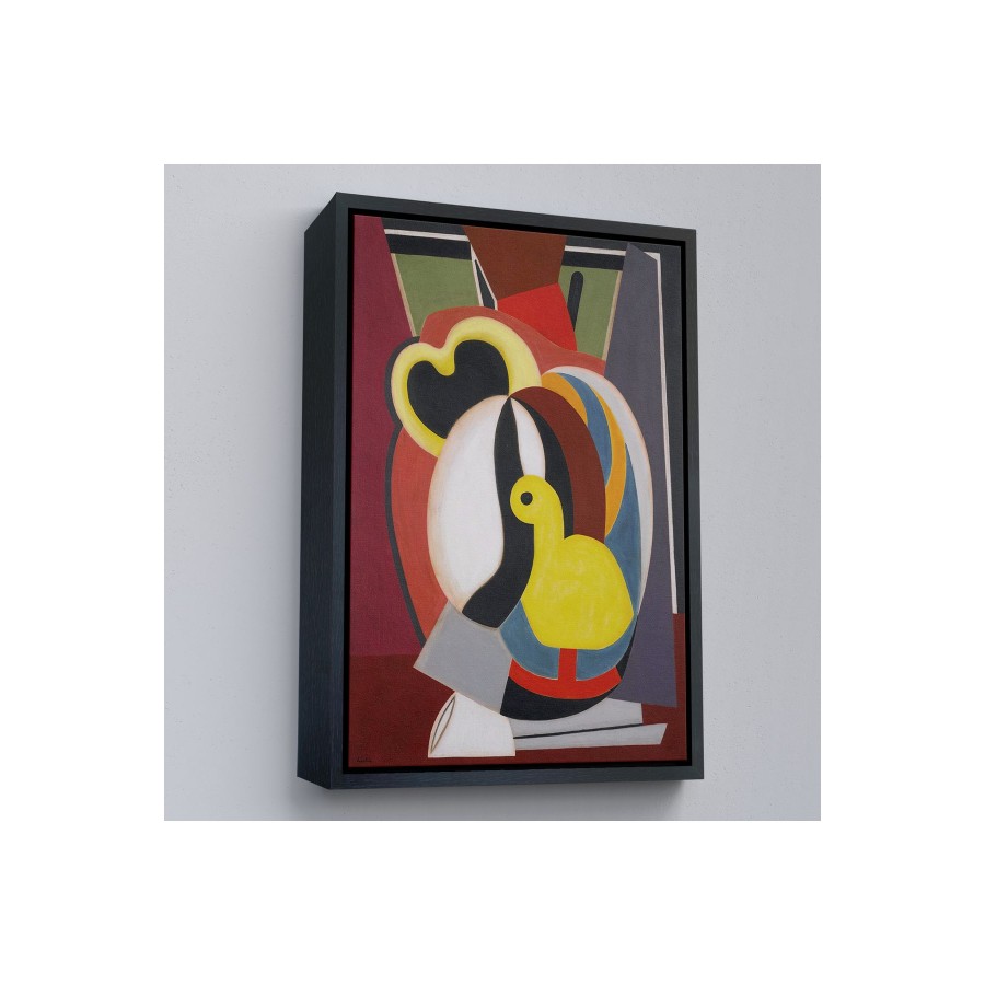 Çerçeveli Auguste Herbin - Soyut Sanat Kompozisyon Tablosu-8102