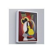 Çerçeveli Auguste Herbin - Soyut Sanat Kompozisyon Tablosu-8102