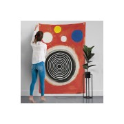 Alexander Calder - Eşmerkezli Bulutsu Duvar Örtüsü - Concentric Nebula-8103