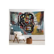 Jean Michel Basquiat'in Untitled Kafatası Duvar Örtüsü-7266