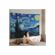 Vincent van Gogh - Yıldızlı Gece Duvar Örtüsü - The Starry Night-7133