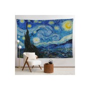 Vincent van Gogh - Yıldızlı Gece Duvar Örtüsü - The Starry Night-7133