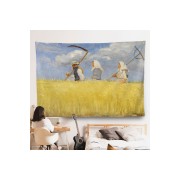 Anna Ancher - İşçiler Duvar Örtüsü - Harvesters-7156