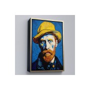 Çerçeveli Vincent Van Gogh Portre Tablosu-7752