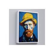 Çerçeveli Vincent Van Gogh Portre Tablosu-7752