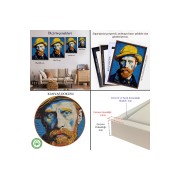 Çerçeveli Vincent Van Gogh Portre Tablosu-7752