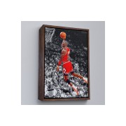 Çerçeveli Michael Jordan Smaç Tablosu-7736