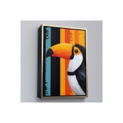 Çerçeveli Toucan Kuşu Tablo-7587