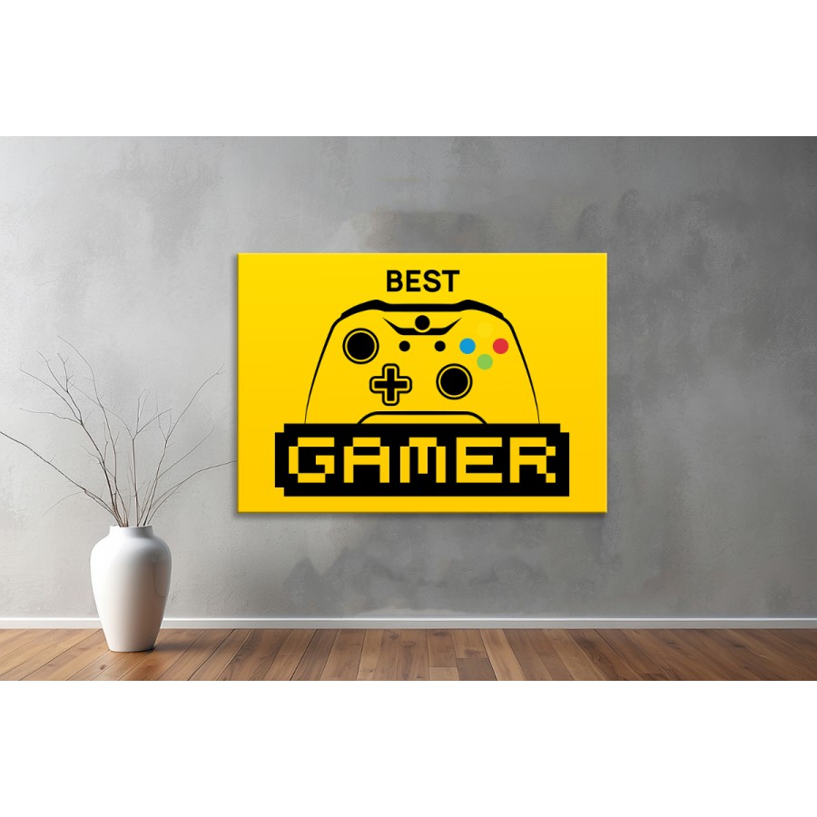 Gamer ( Oyuncu.) Kanvas Yatay Tablo 22