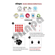 Altın Ananas | Cam Ocak Arkası | Hediyelik, Dekoratif, Ofis, Mutfak