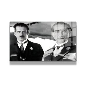 Atatürk Cam Tablo Yatay 485