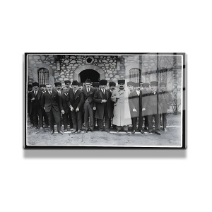 Atatürk Cam Tablo Yatay 337