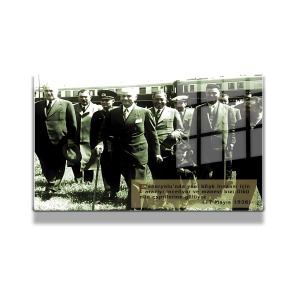 Atatürk Cam Tablo Yatay 721