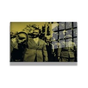 Atatürk Cam Tablo Yatay 527