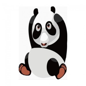  Uykulu Panda Sayılarla Boyama Seti Kasnaklı  40 x 50