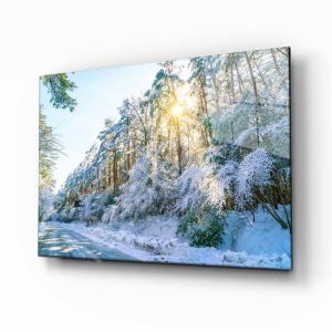 Doğa Manzara Cam Tablo 4mm Dayanıklı Temperli Cam