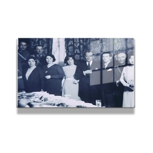 Atatürk Cam Tablo Yatay 538