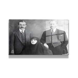 Atatürk Cam Tablo Yatay 354