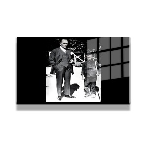 Atatürk Cam Tablo Yatay 440