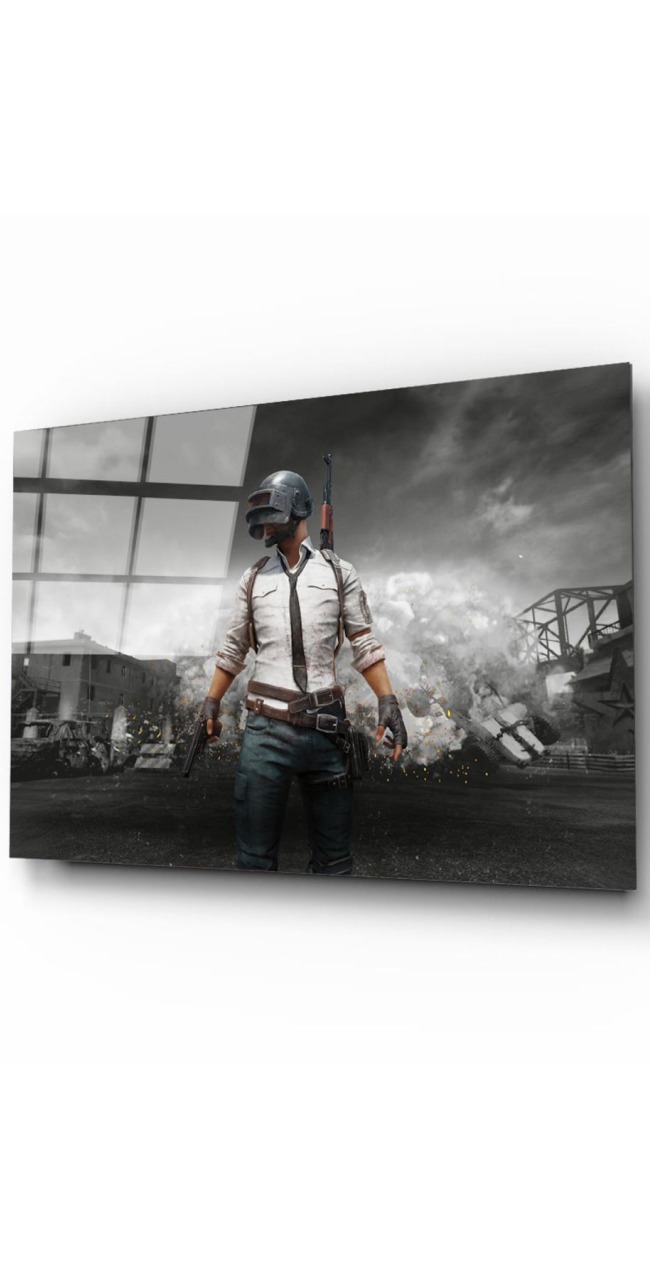Pubg Erkek Cam Tablo