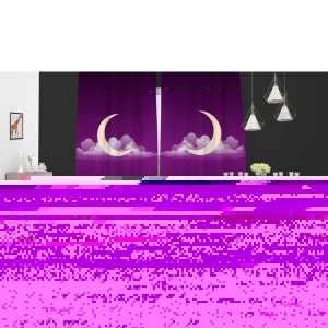 Dijital UV Baskı, Solmaz Reler Baskı Salon Mutfak Oturma Odası 3D Baskılı Fon Perde 81
