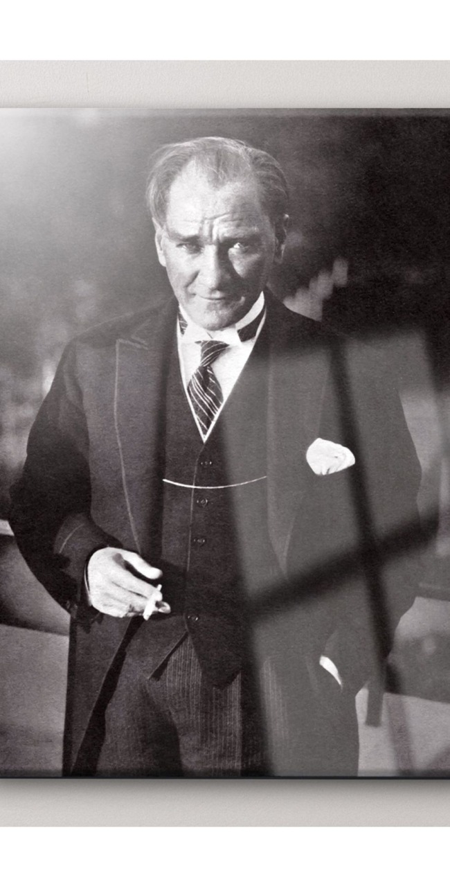 Atatürk Portre 08 Cam Tablo