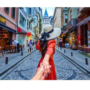  Galata Gezisi Sayılarla Boyama Seti Kasnaklı  40 x 50