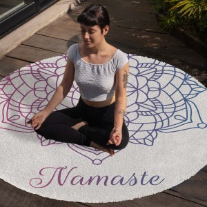 Yoga, Meditasyon,Burçlar ve Mandala Temalı,  Meditasyon Halısı 76