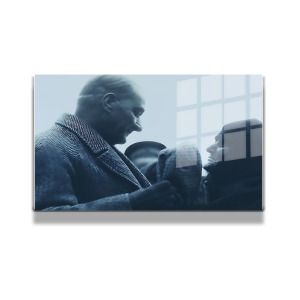 Atatürk Cam Tablo Yatay 582