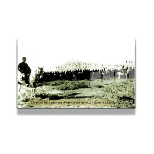 Atatürk Cam Tablo Yatay 825