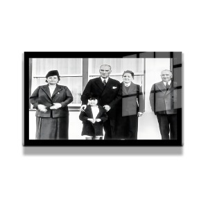 Atatürk Cam Tablo Yatay 213
