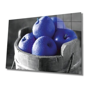 Meyveler Cam Tablo 4mm Dayanıklı Temperli Cam