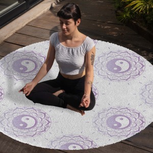 Yoga, Meditasyon,Burçlar ve Mandala Temalı,  Meditasyon Halısı 30