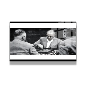 Atatürk Cam Tablo Yatay 168