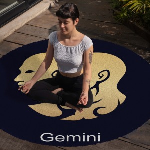 Yoga, Meditasyon,Burçlar ve Mandala Temalı,  Meditasyon Halısı 19