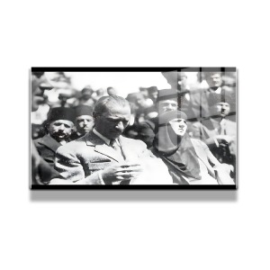 Atatürk Cam Tablo Yatay 223