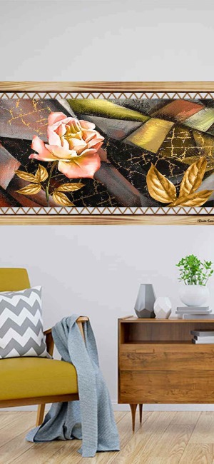 PASTEL ÇİÇEKLER RUSTİK  TABLO