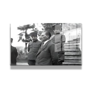 Atatürk Cam Tablo Yatay 360
