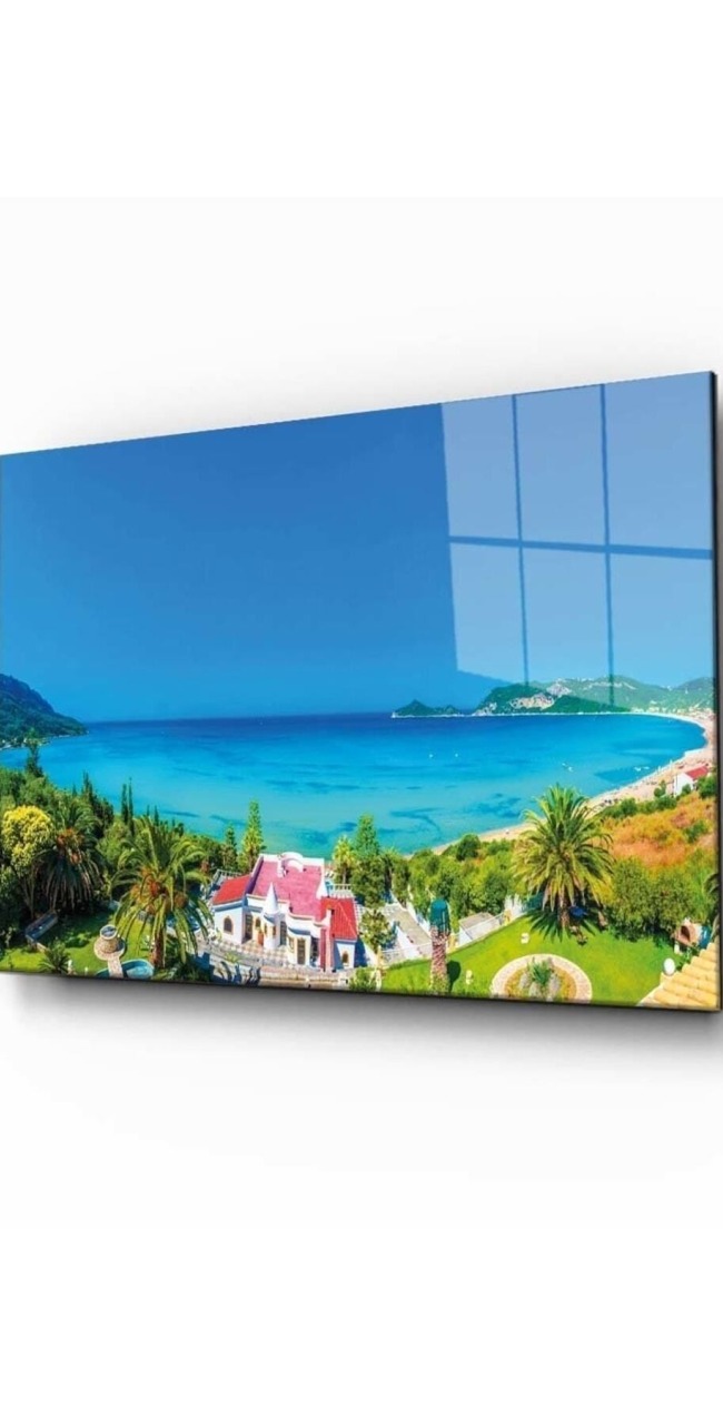 Doğa Manzara Cam Tablo 4mm Dayanıklı Temperli Cam