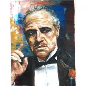  Godfather Sayılarla Boyama Seti Kasnaklı  40 x 50