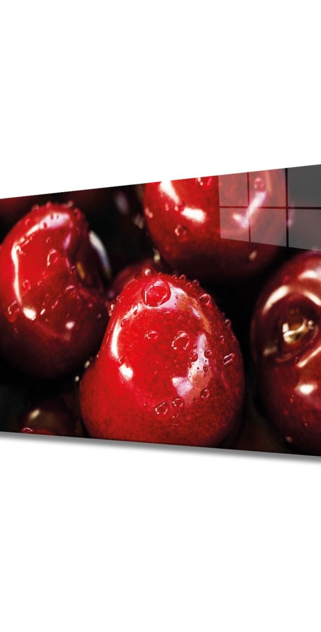 Meyveler Cam Tablo 4mm Dayanıklı Temperli Cam