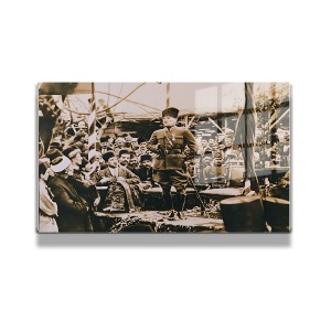 Atatürk Cam Tablo Yatay 626