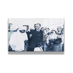 Atatürk Cam Tablo Yatay 506