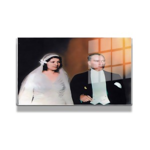 Atatürk Cam Tablo Yatay 680