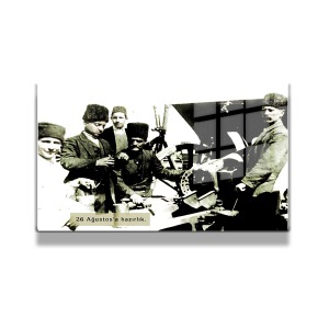 Atatürk Cam Tablo Yatay 822