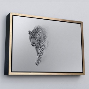 Çerçeveli Leopar Dekoratif Kanvas Tablo-1154