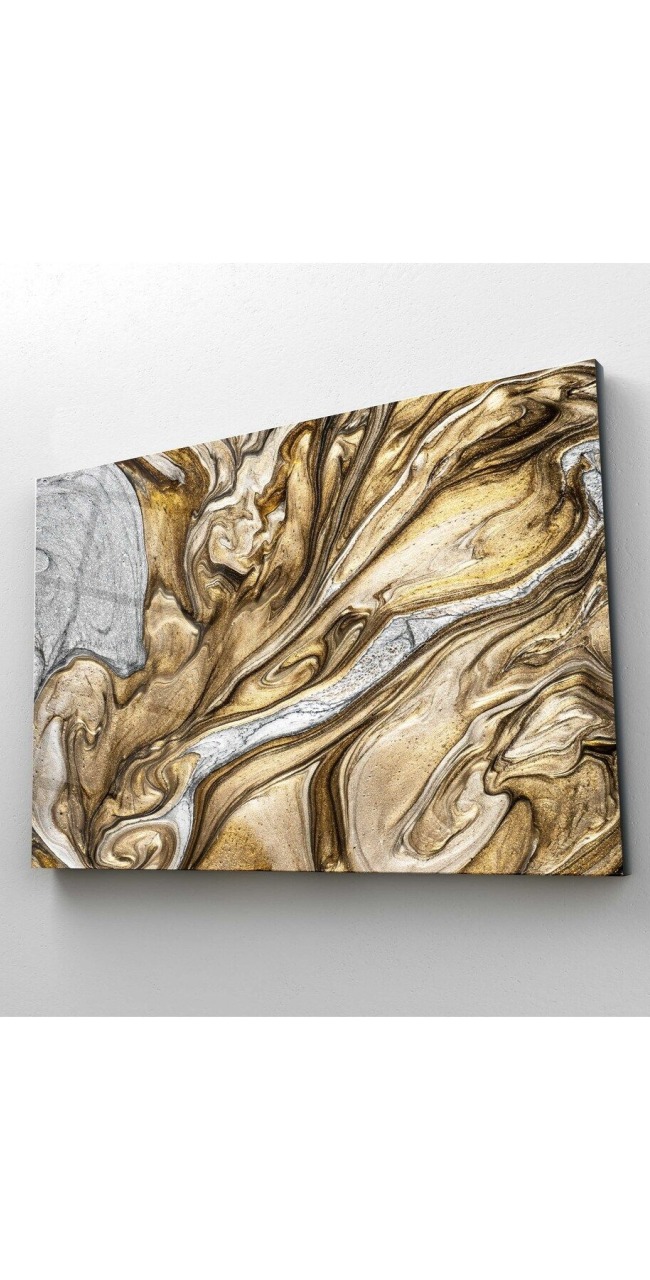 GOLD DESENLİ 4MM TEMPERLİ CAM TABLO