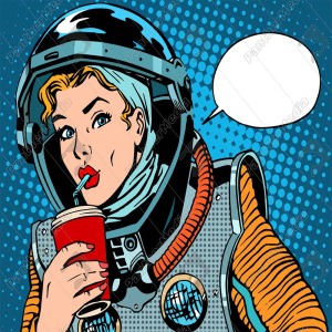  Popart Astronot Sayılarla Boyama Seti  Kasnaklı  40 x 50