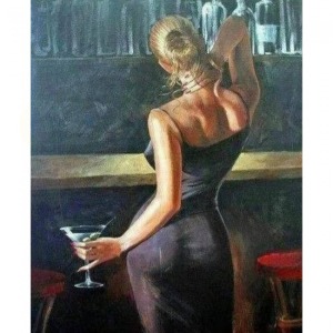  Gece Düşü Sayılarla Boyama Seti Kasnaklı  40 x 50