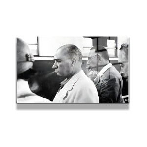 Atatürk Cam Tablo Yatay 435